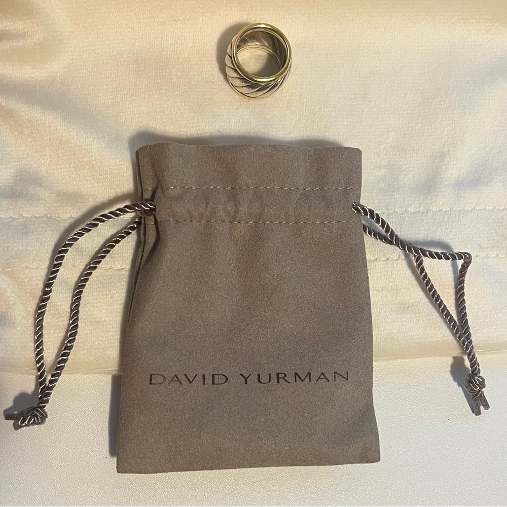 David Yurman Cigar Cable Thoroughbred wide Ring. Size 7.  Beautiful find! - Picture 5 of 12